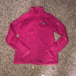 Pink Patagonia pullover